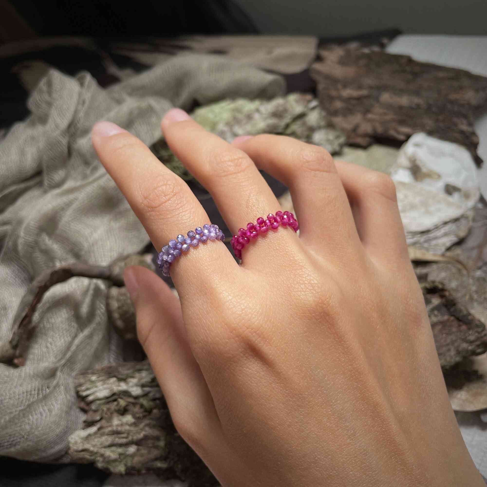 Zircon Tím/Cam Đôi 2ly