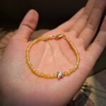Zircon Vàng 3ly - Charm Bướm