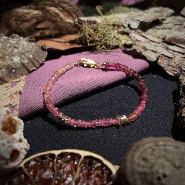 Tourmaline Hồng Chạy Màu 3.5ly