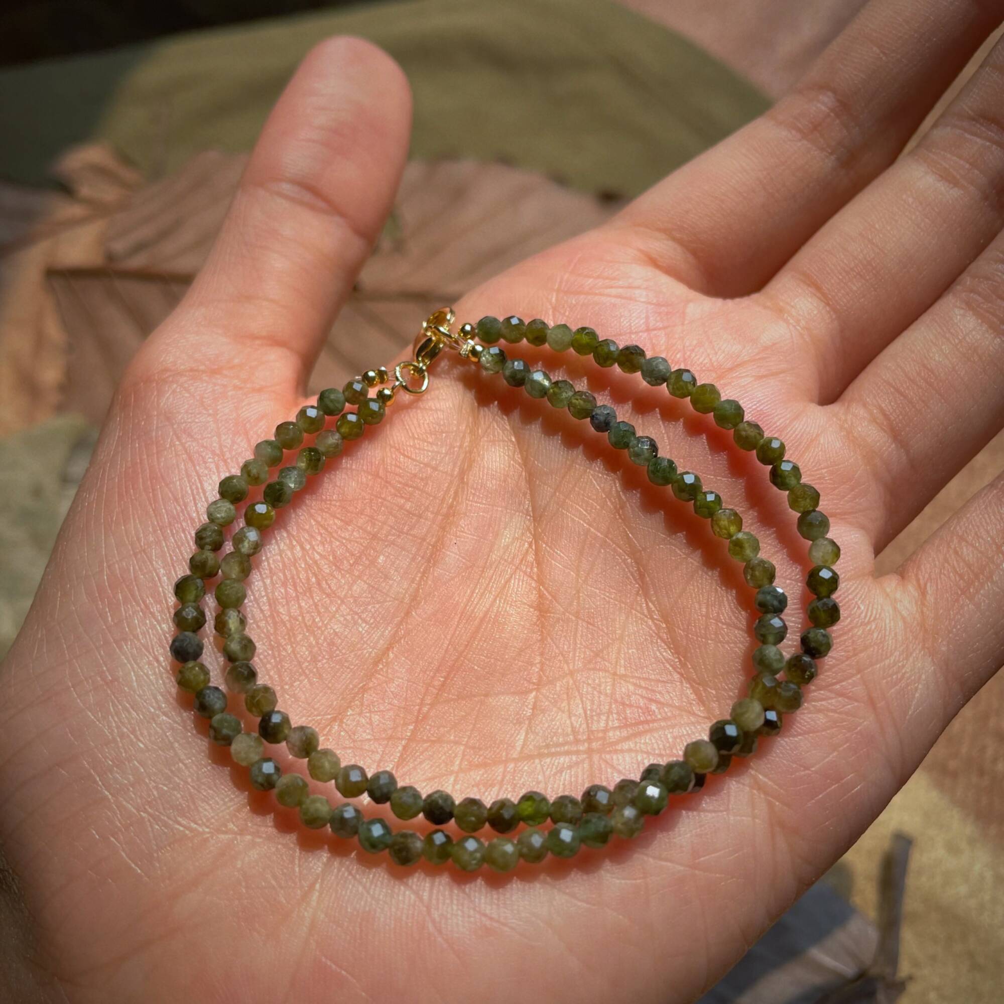 Đôi Tourmaline 3ly - Xanh Rêu