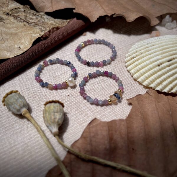Nhẫn Sapphire Đa Sắc 2ly