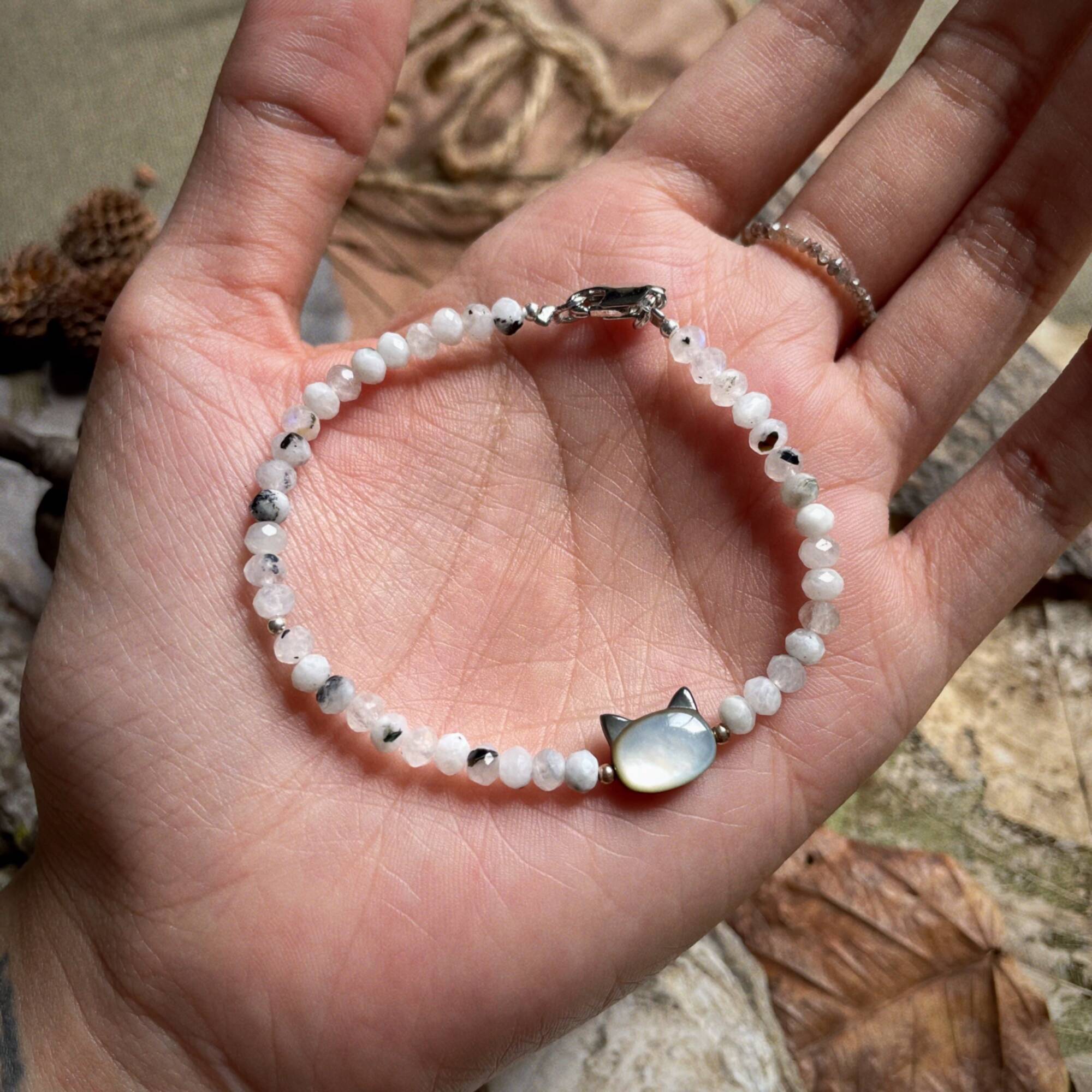Moonstone 3x4ly - Charm Mèo