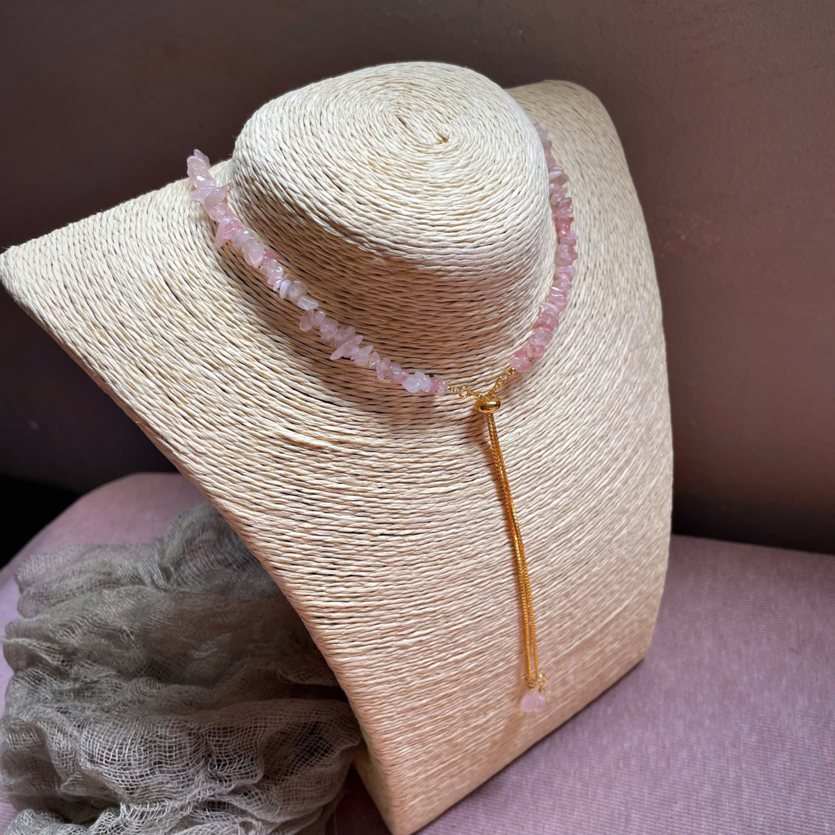 Cổ - Peridot/Amethyst/Rose
