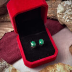 Bông Tai - Malachite